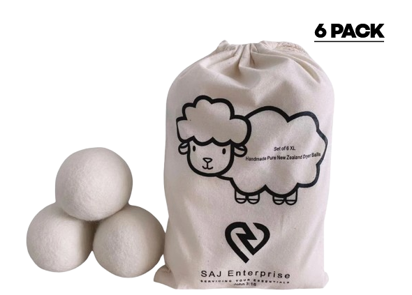 100% Organic New Zealand Wool Eco-Friendly Dryer Balls